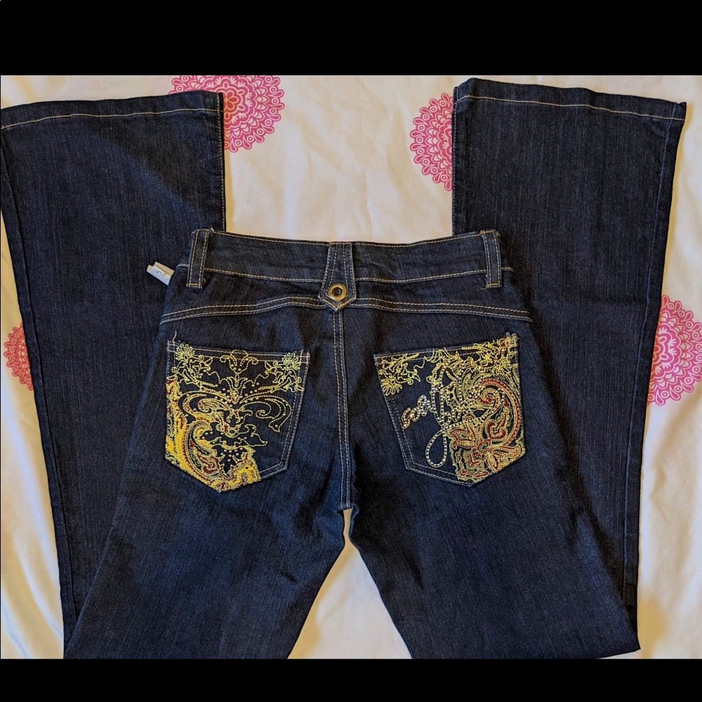 South Pole Jeans | Rhinestone Embroidered Pockets